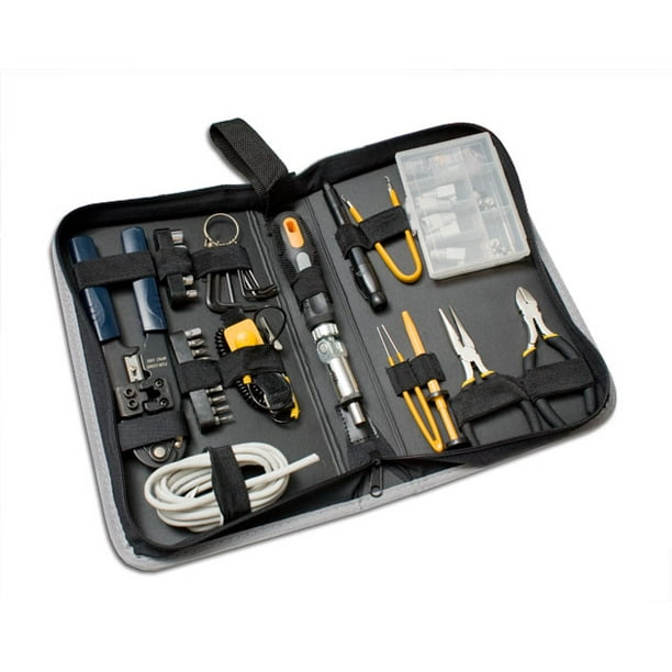 Estink Network Tool Kits Multi-Functional RJ45 RJ11 Crimping Tool Network Cable Repair Kit for Network Tester Estink Network Tool Kits Multi-Functional RJ45 RJ11 Crimping Tool Network Cable Repair Kit for Network Tester